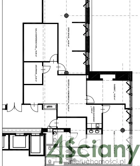 Biuro 159,00 m², Warszawa, Śródmieście, Wynajem