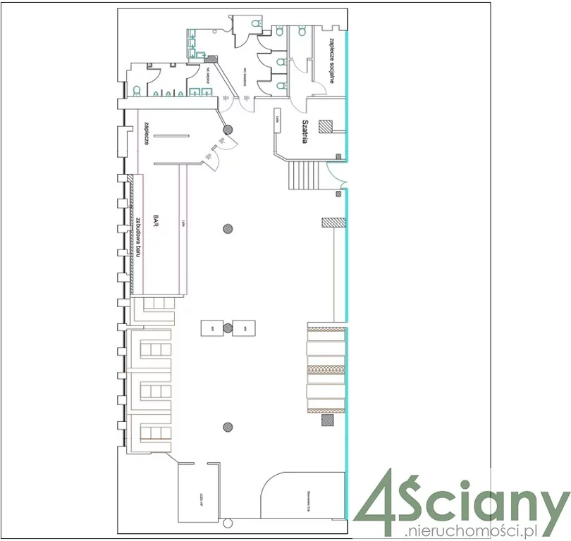 Lokal gastronomiczny 344,00 m², oferta nr , 4094/3098/OLW, Warszawa, Śródmieście, Śródmieście