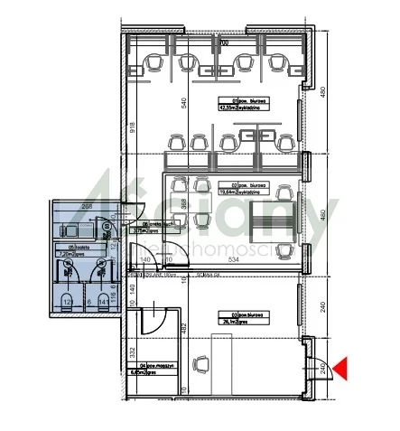 Biuro 111,00 m², oferta nr , 4113/3098/OLW, Warszawa, Ursynów, Ursynów