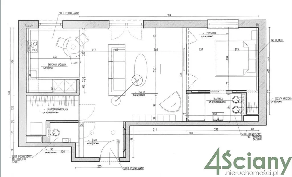 2 pokoje, apartament 58,56 m², piętro 5, oferta nr , 65524/3098/OMS, Warszawa, Wola, Wola, Górczewska