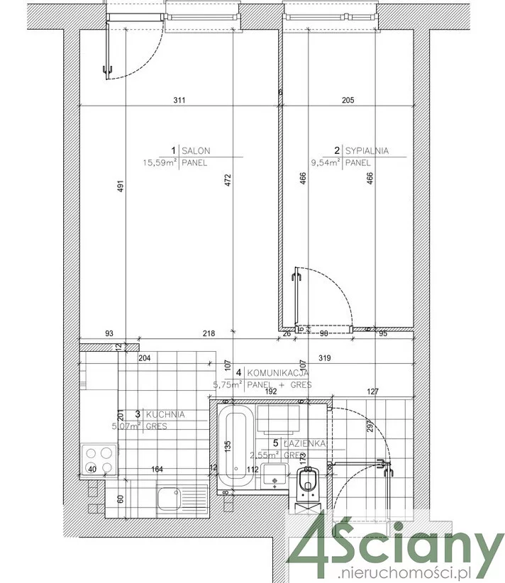 2 pokoje, mieszkanie 38,50 m², piętro 2, oferta nr , 65687/3098/OMS, Warszawa, Ochota, Ochota, Stefana Baleya