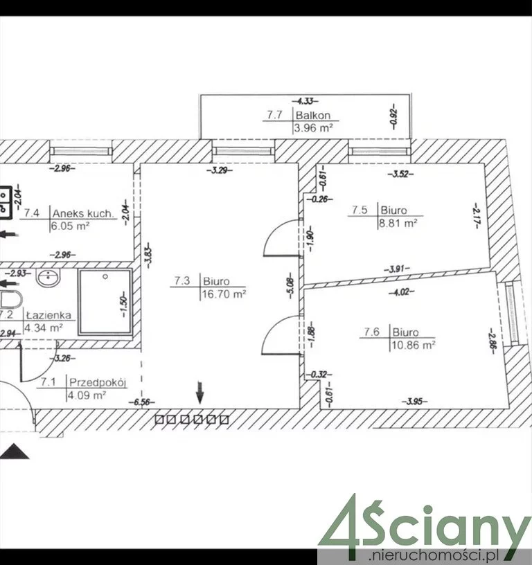 3 pokoje, mieszkanie 52,00 m², piętro 1, oferta nr , 65826/3098/OMS, Warszawa, Mokotów, Mokotów, Goraszewska