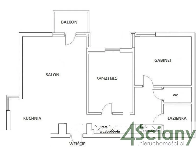 3 pokoje, apartament 63,70 m², piętro 8, oferta nr , 64513/3098/OMS, Warszawa, Mokotów, Mokotów, Wałbrzyska