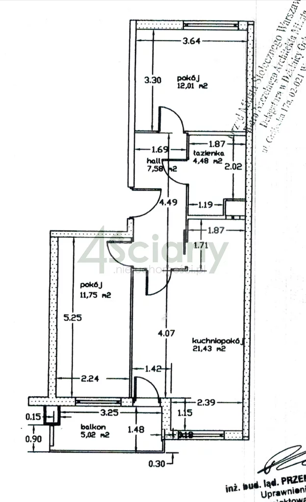 3 pokoje, mieszkanie 57,25 m², piętro 2, oferta nr , 65884/3098/OMS, Warszawa, Ochota, Ochota, Zadumana