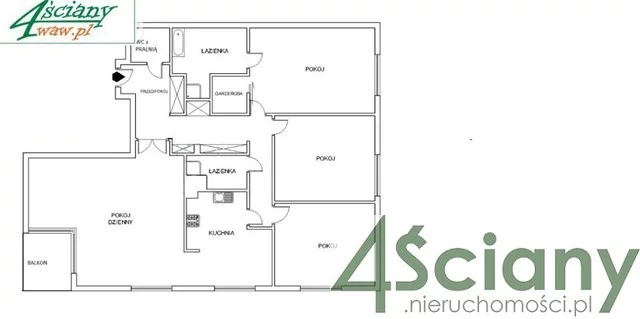 4 pokoje, apartament 135,00 m², piętro 4, oferta nr , 35222/3098/OMS, Warszawa, Mokotów, Mokotów, Jana III Sobieskiego