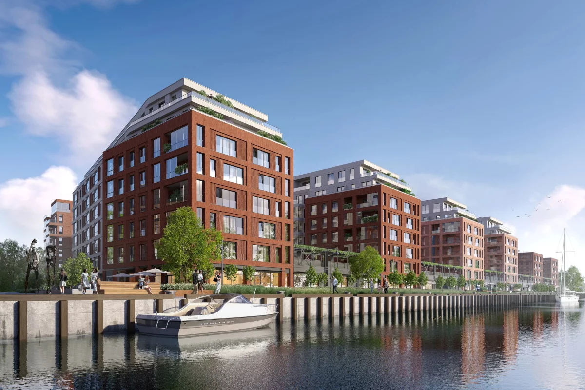 Apartamenty Nowa Wałowa Gdańsk Śródmieście ul. Stępkarska / Wiosna Ludów