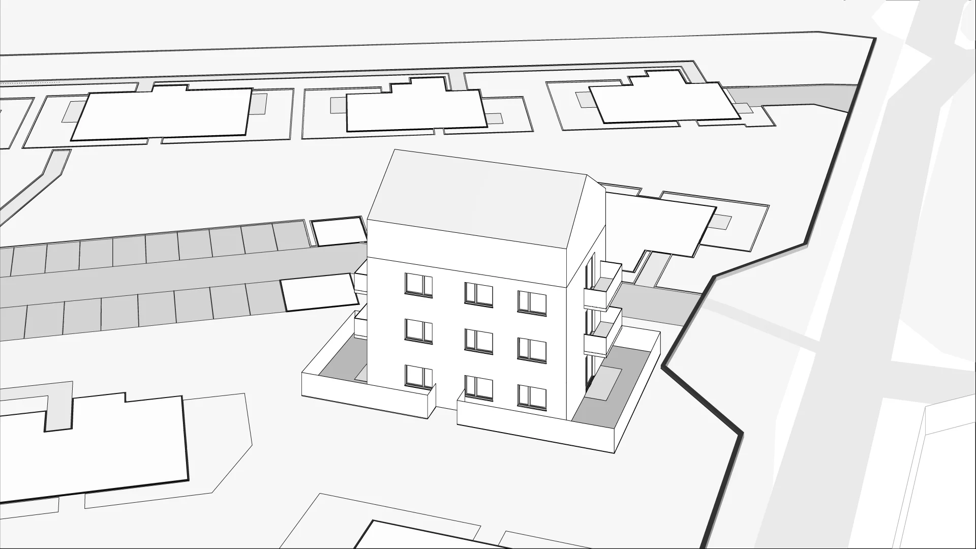 Wirtualna makieta 3D mieszkania 44.23 m², B3.2M02