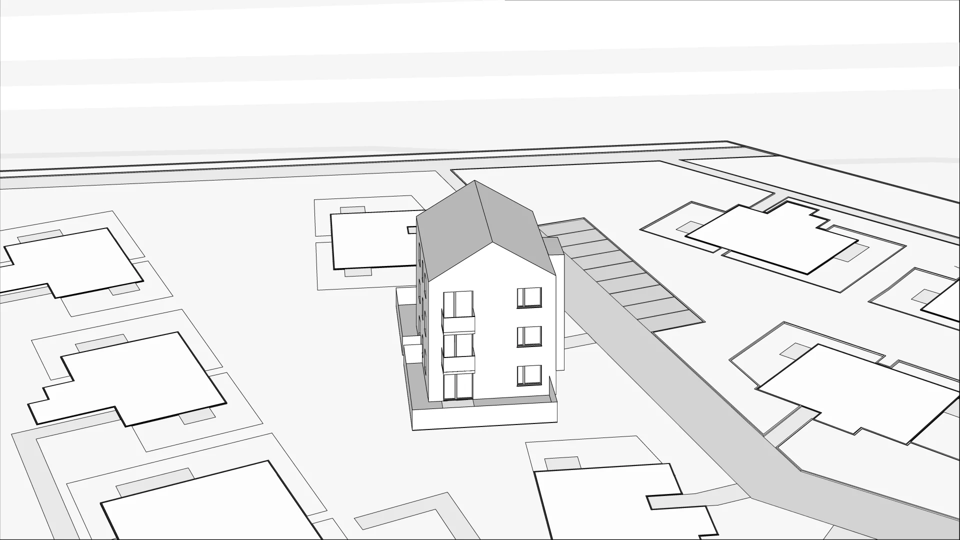 Wirtualna makieta 3D mieszkania 57.54 m², B7.2M02