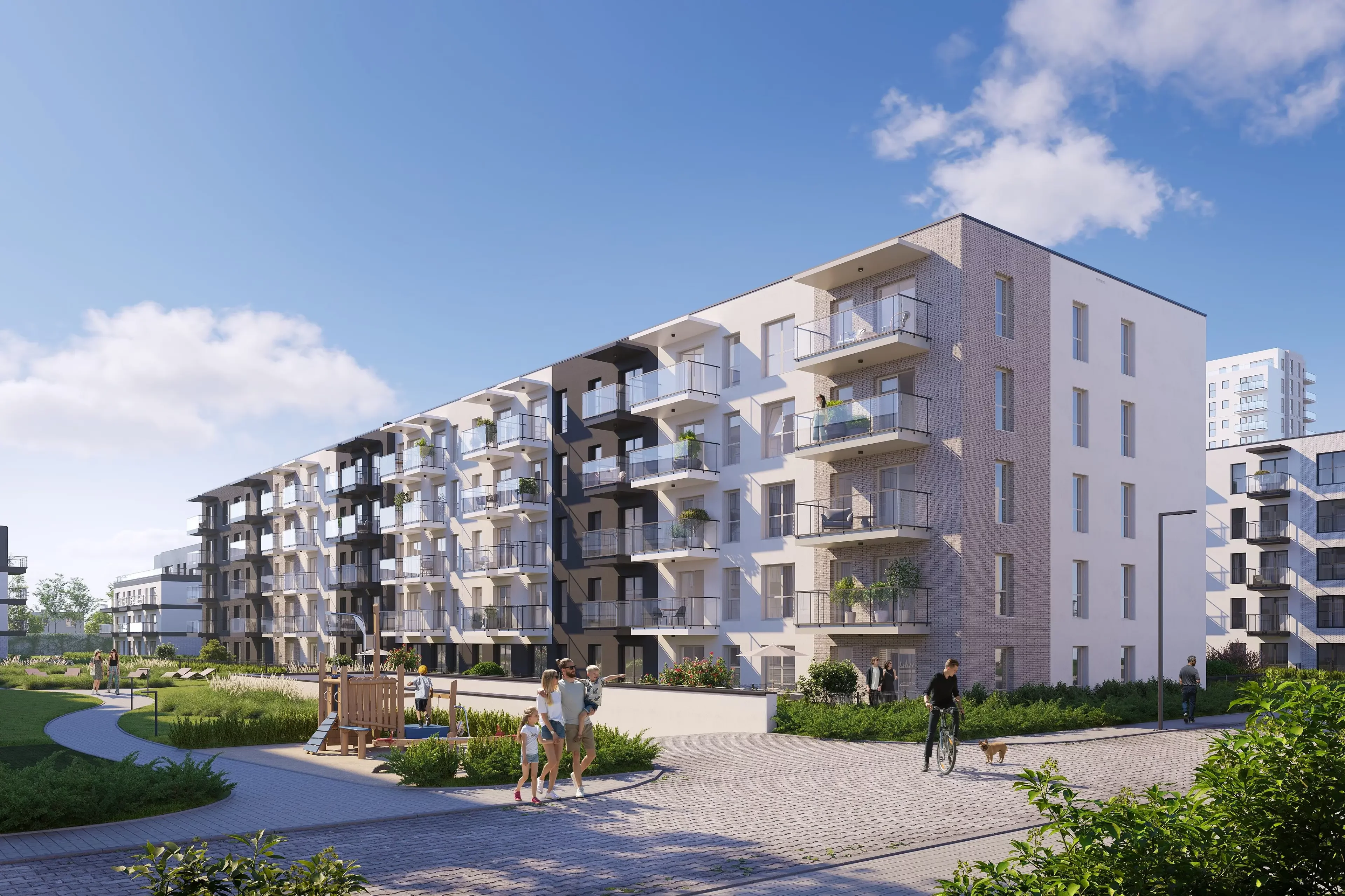 Apartamenty Początek Piątkowo Budynek F Poznań Piątkowo ul. Wojciechowskiego