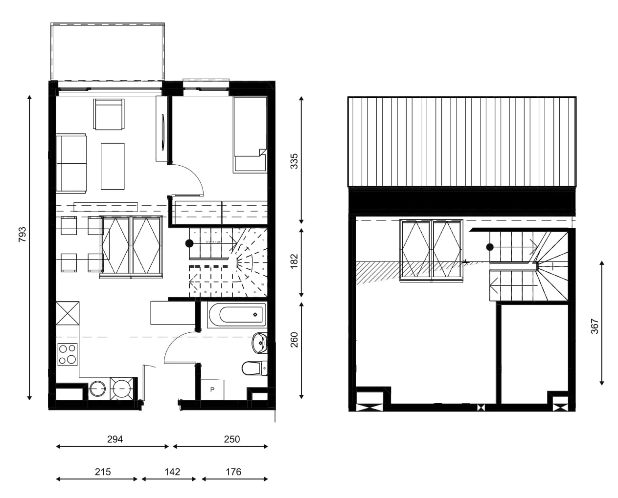 Apartament inwestycyjny 53,50 m², piętro 3, oferta nr E.03.03, IzerSKI Resort, Świeradów-Zdrój, ul. Jana Kilińskiego 2