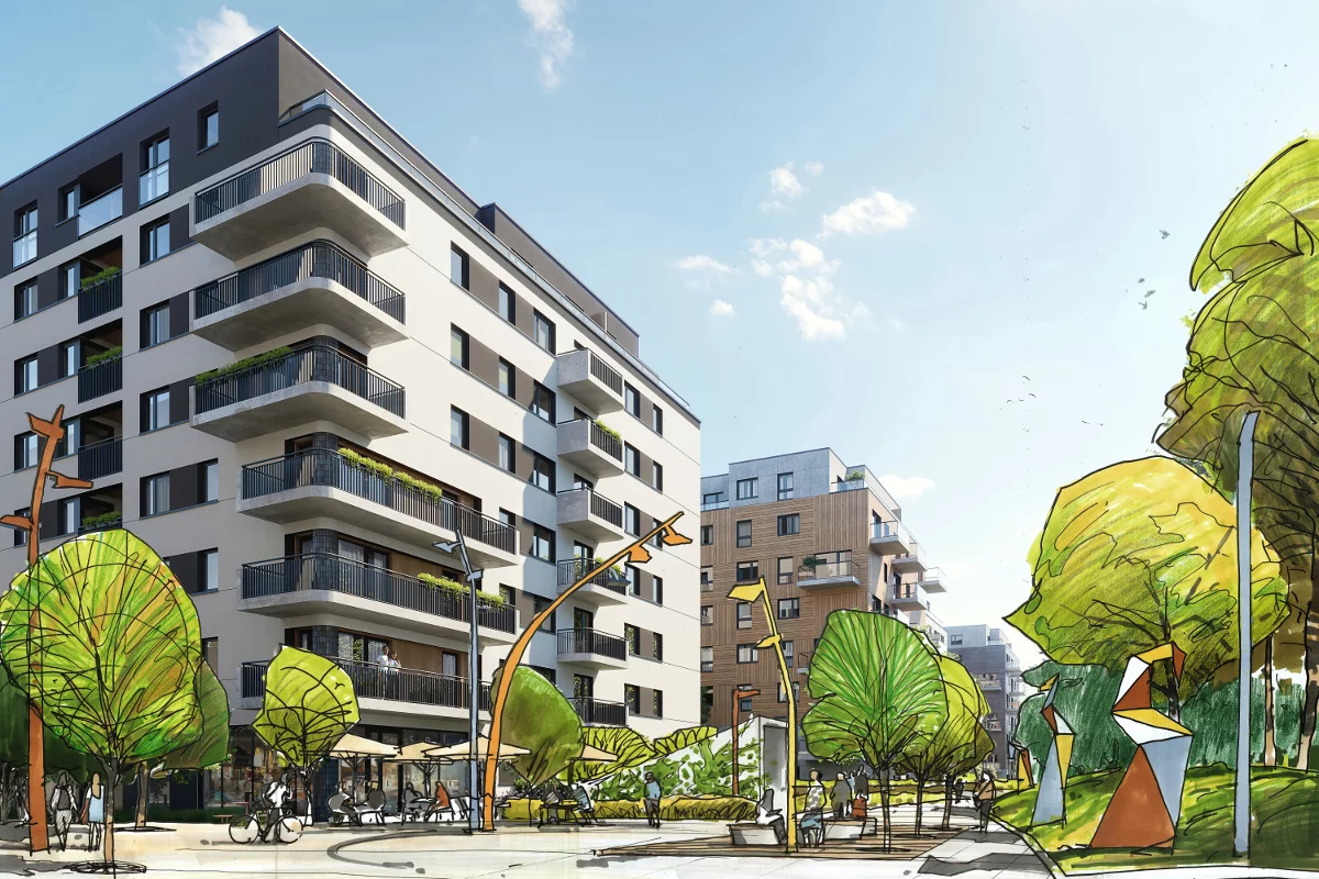 Apartamenty Fama Jeżyce Poznań Jeżyce ul. Dąbrowskiego 81/85