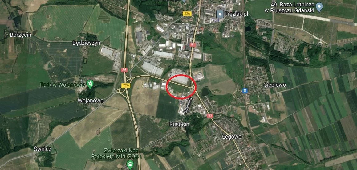 Działka 11 000,00 m², oferta nr , 345187309, Rusocin, Dekarska