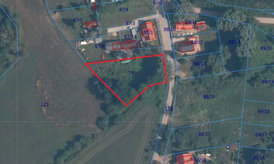 Działka 1 700,00 m², oferta nr , 598008073, Osłonino