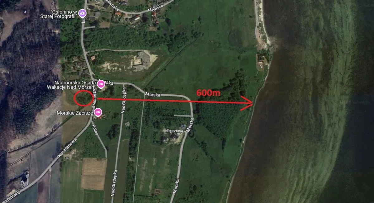 Działka 1 700,00 m², oferta nr , 598008073, Osłonino