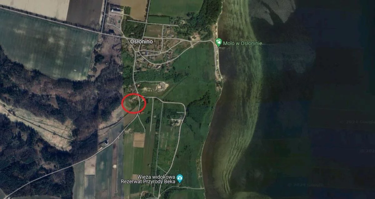 Działka 1 700,00 m², oferta nr , 598008073, Osłonino