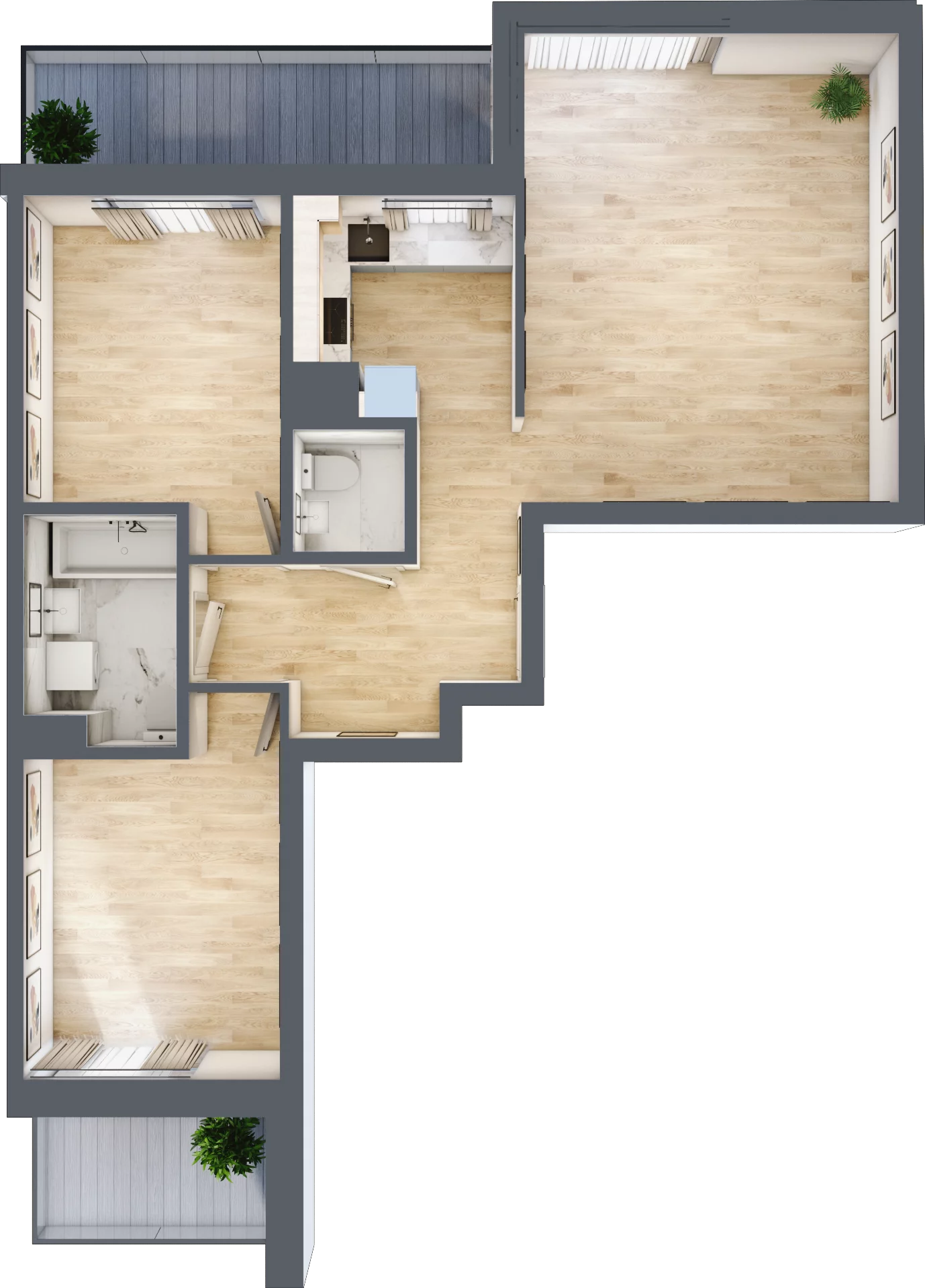 3 pokoje, mieszkanie 71,56 m², piętro 6, oferta nr C2-B094, Warszawski Świt, Warszawa, Targówek, Bródno, ul. Warszawski Świt 5