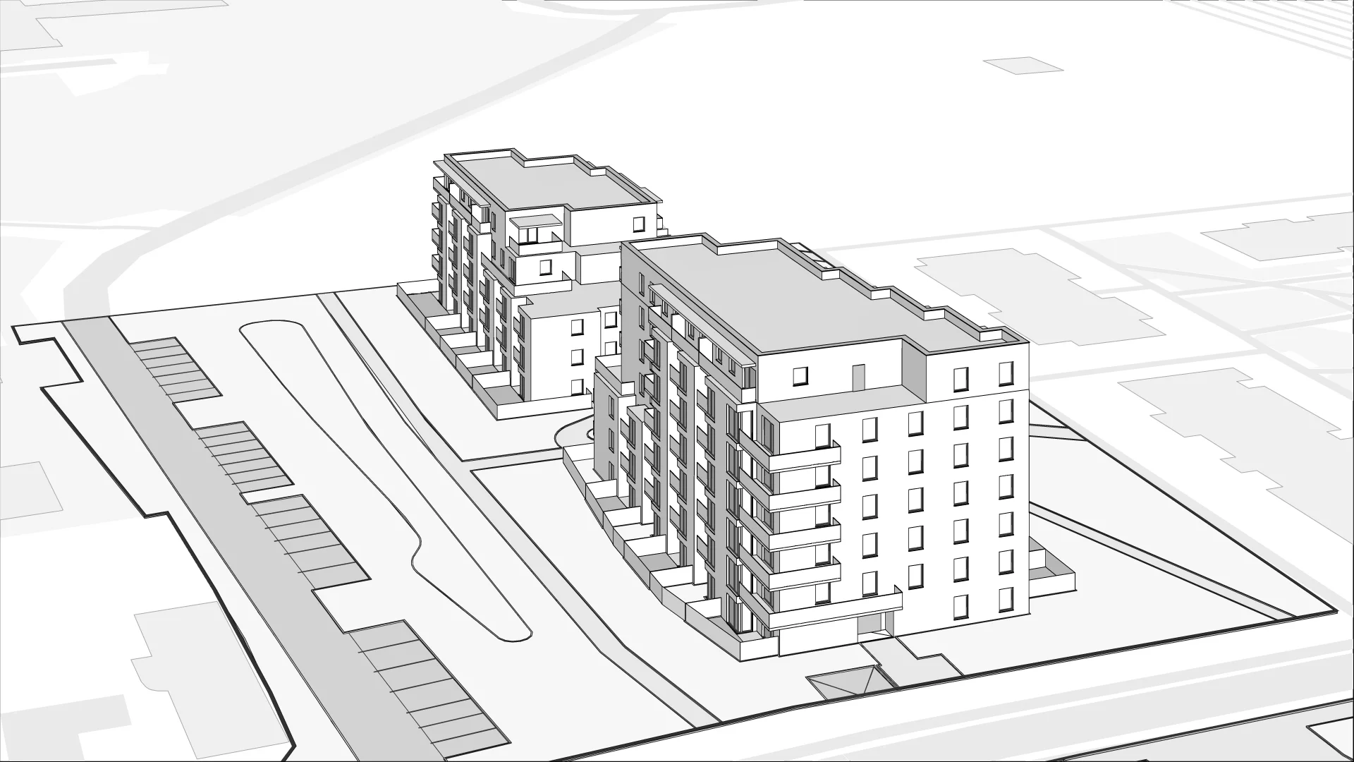 Wirtualna makieta 3D mieszkania 41.67 m², D-B117