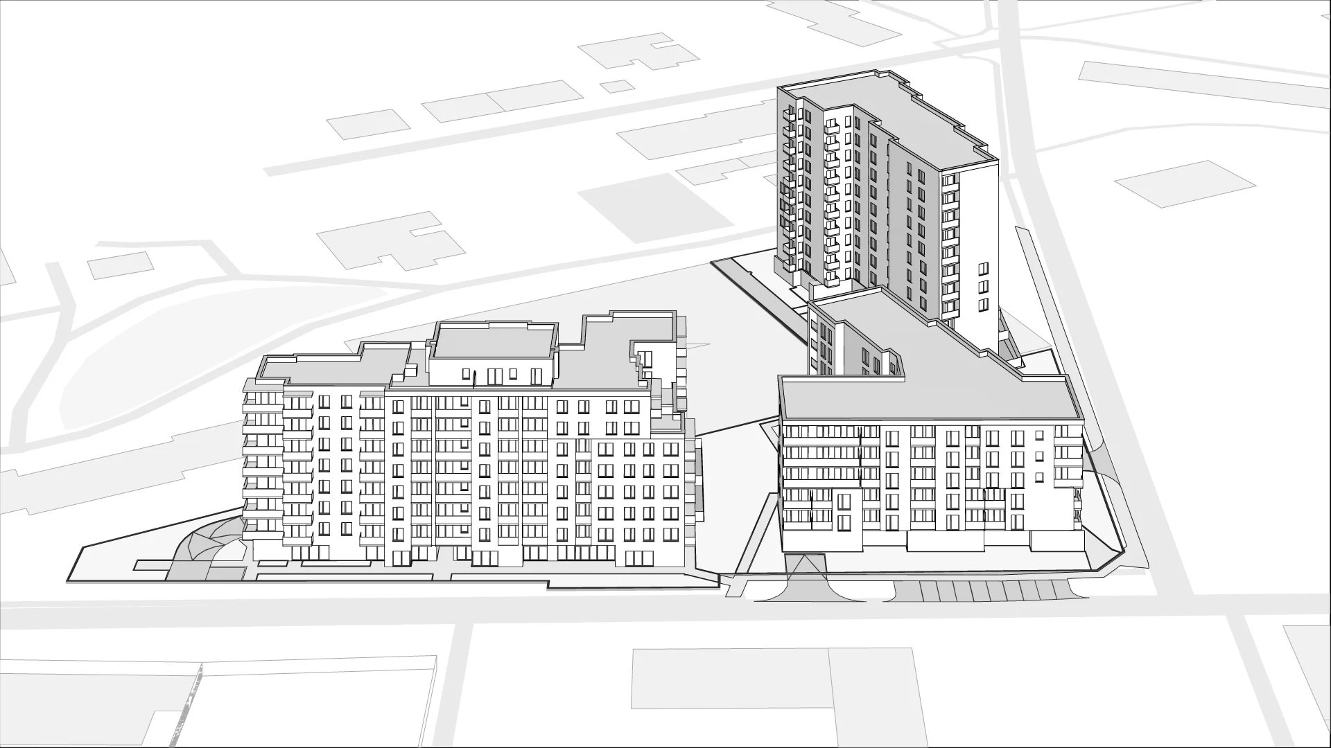 Wirtualna makieta 3D inwestycji Apartamenty Oszmiańska II