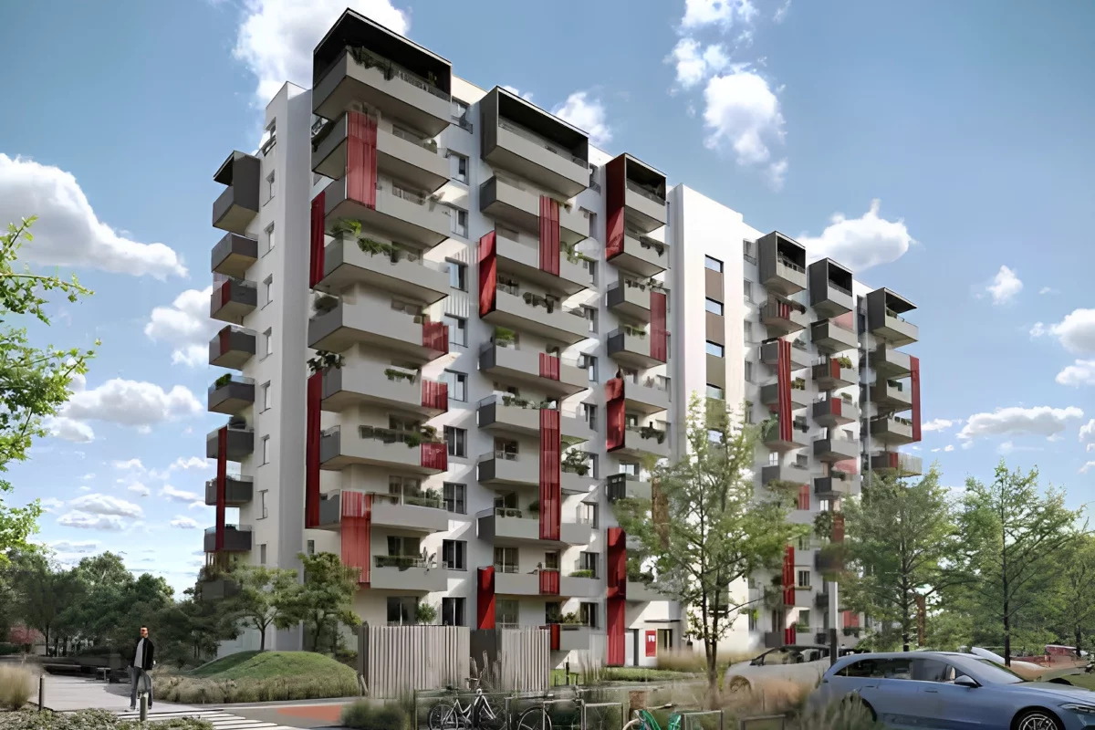 Apartamenty ul. Powstańców / os. Piastów - Budynek F Kraków Mistrzejowice ul. Powstańców / os. Piastów