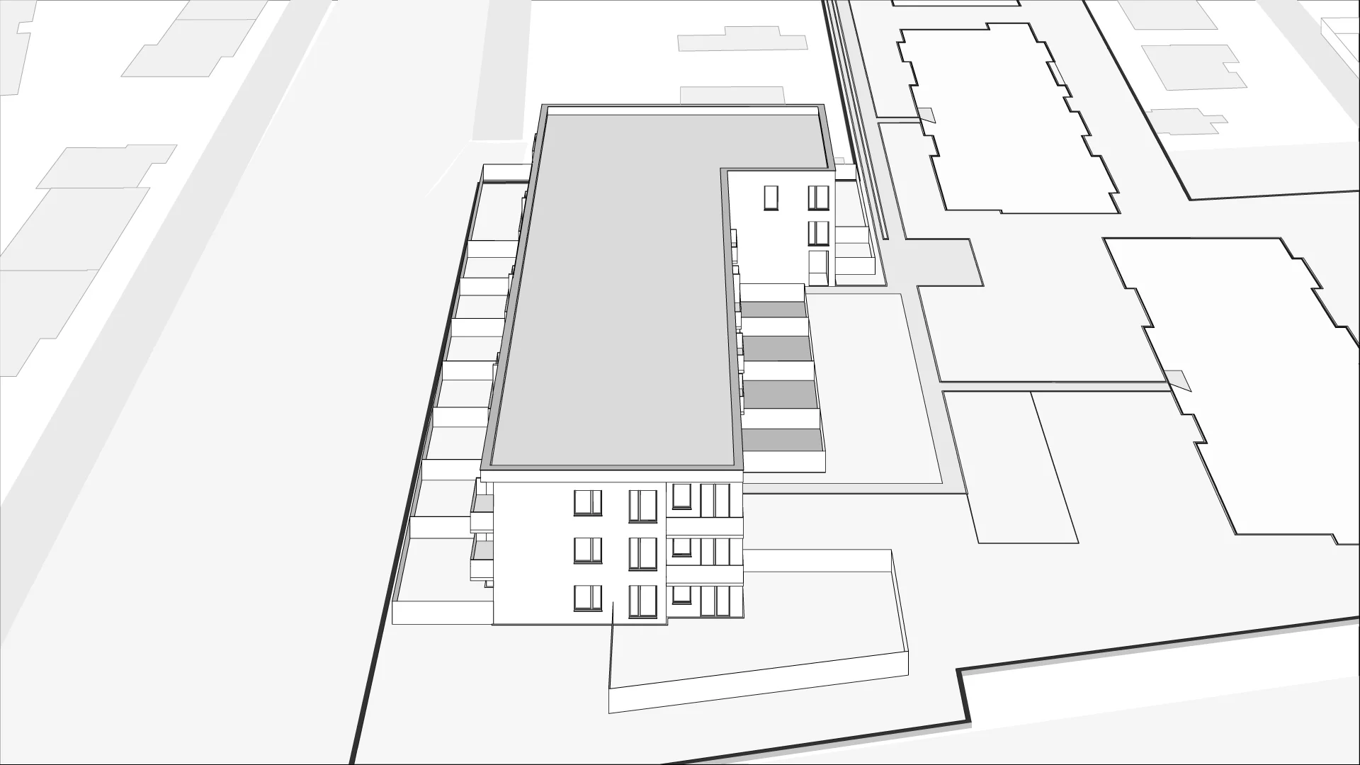 Wirtualna makieta 3D mieszkania 44.97 m², 129