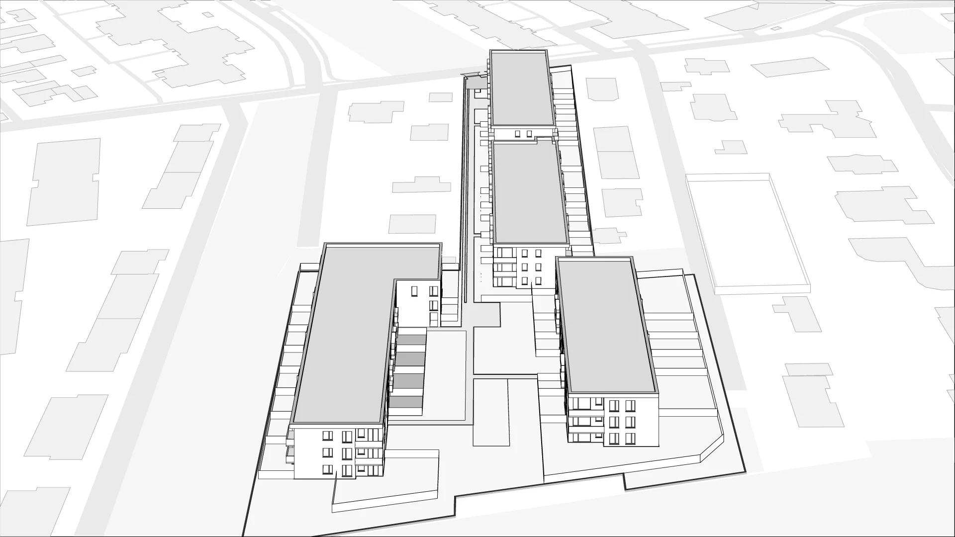 Wirtualna makieta 3D inwestycji Aura Mokotów II