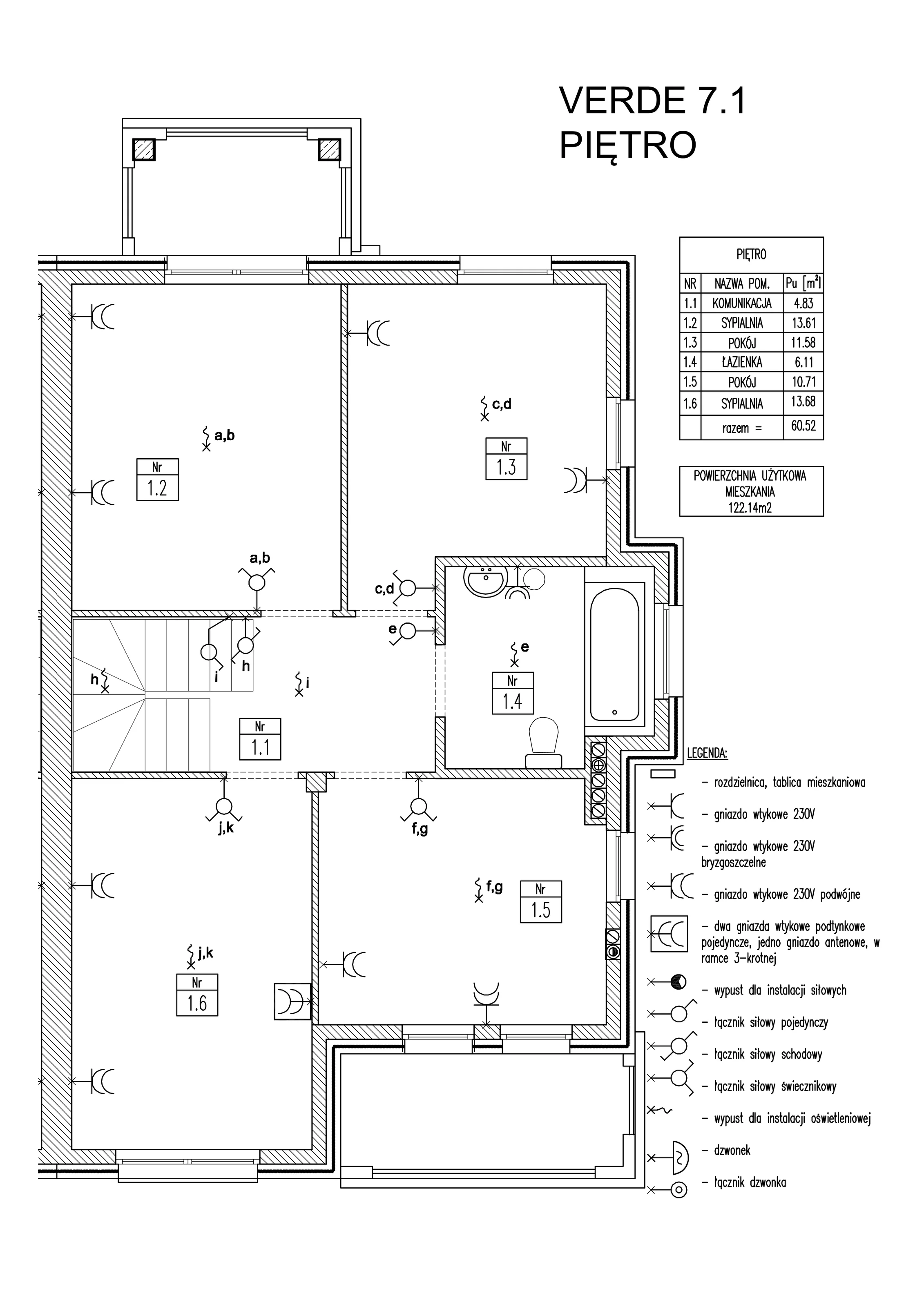 Dom i rezydencja 122,00 m², oferta nr 7.1, Domy Verde, Gdynia, Pogórze, Aleja Iberyjska