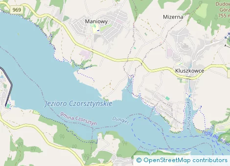 Lokalizacja inwestycji Osada Czorsztyn