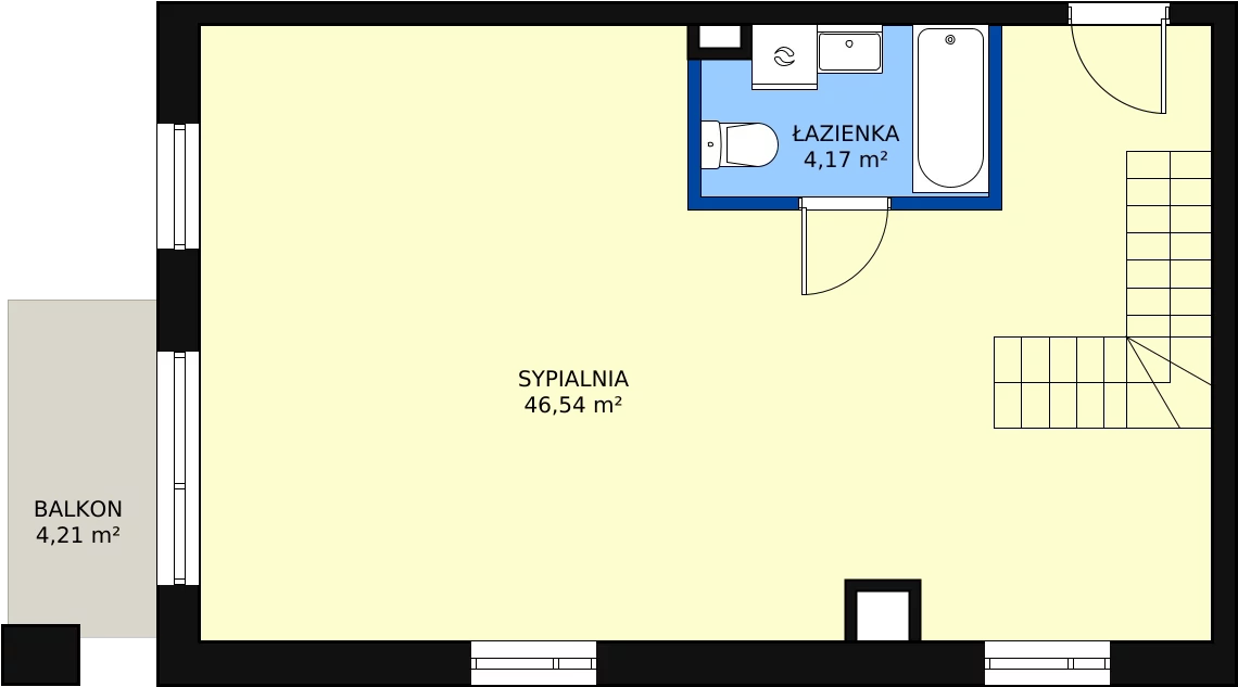 Zalety mieszkania 79.92 m², F2-24