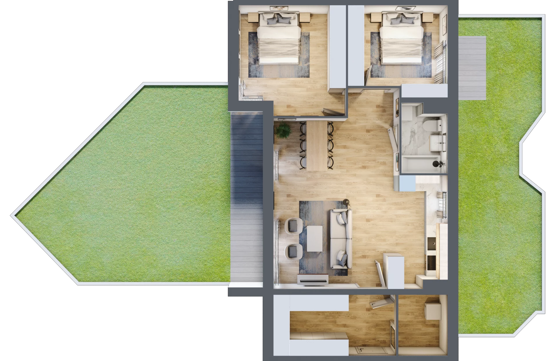 3 pokoje, mieszkanie 84,31 m², parter, oferta nr mieszkanie 118, Mikusińskiego 25, Katowice, Wełnowiec-Józefowiec, Wełnowiec, ul. Jana Mikusińskiego 25