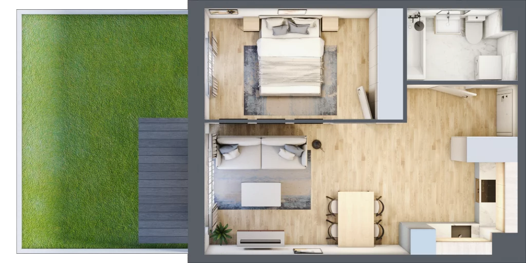 2 pokoje, mieszkanie 41,13 m², parter, oferta nr mieszkanie 71, Mikusińskiego 25, Katowice, Wełnowiec-Józefowiec, Wełnowiec, ul. Jana Mikusińskiego 25