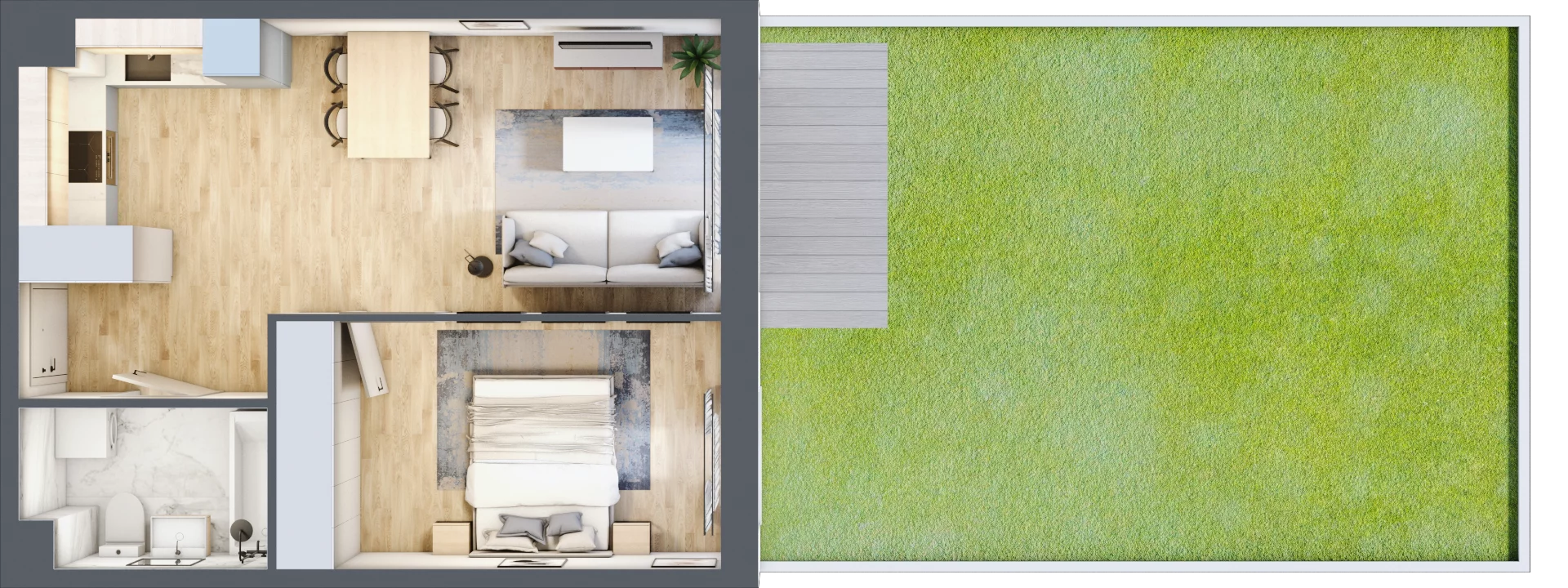 2 pokoje, mieszkanie 41,13 m², parter, oferta nr mieszkanie 111, Mikusińskiego 25, Katowice, Wełnowiec-Józefowiec, Wełnowiec, ul. Jana Mikusińskiego 25