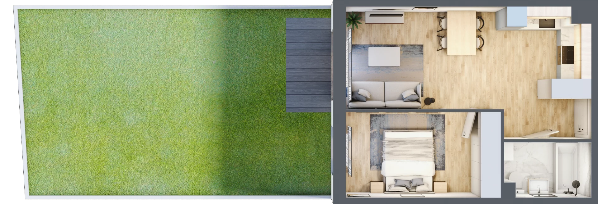 2 pokoje, mieszkanie 41,14 m², parter, oferta nr mieszkanie 5, Mikusińskiego 25, Katowice, Wełnowiec-Józefowiec, Wełnowiec, ul. Jana Mikusińskiego 25