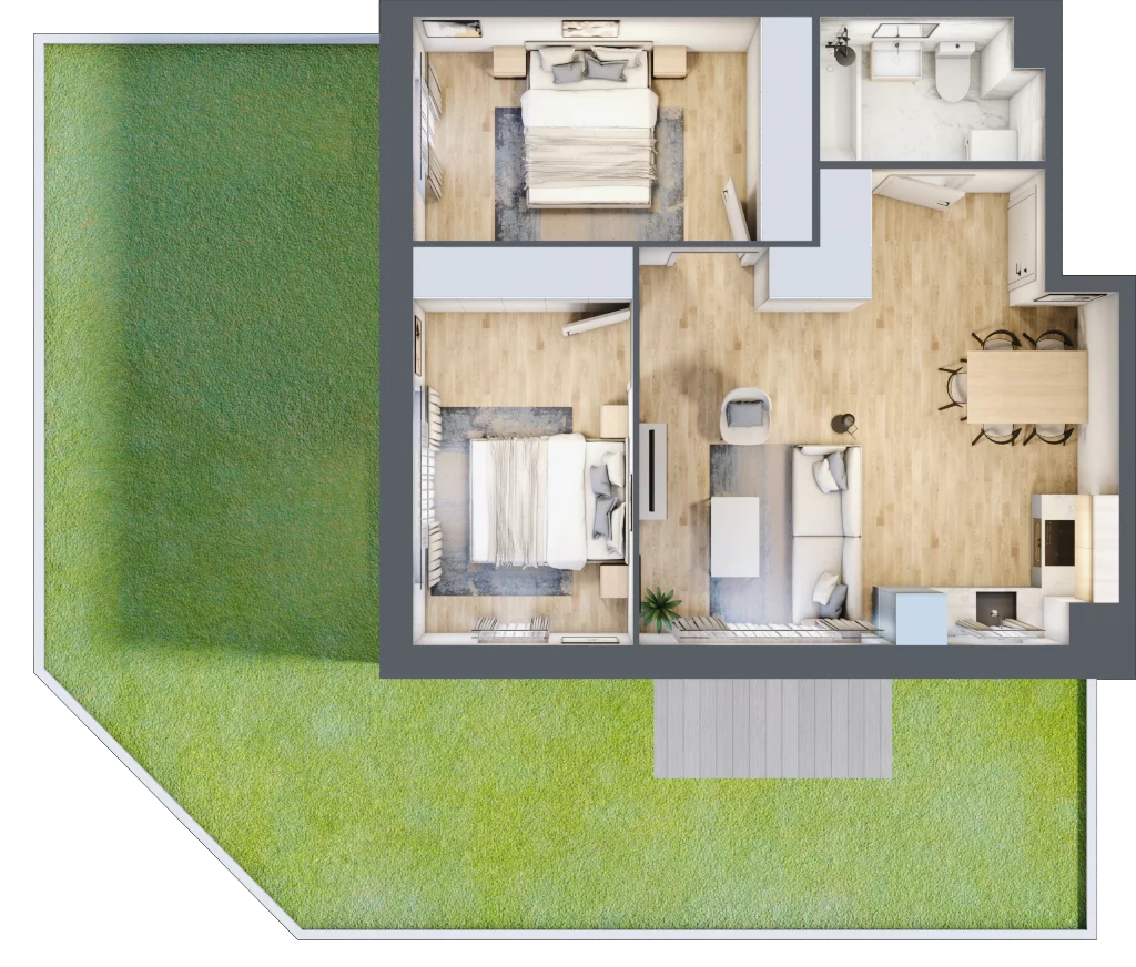 3 pokoje, mieszkanie 55,76 m², parter, oferta nr mieszkanie 72, Mikusińskiego 25, Katowice, Wełnowiec-Józefowiec, Wełnowiec, ul. Jana Mikusińskiego 25