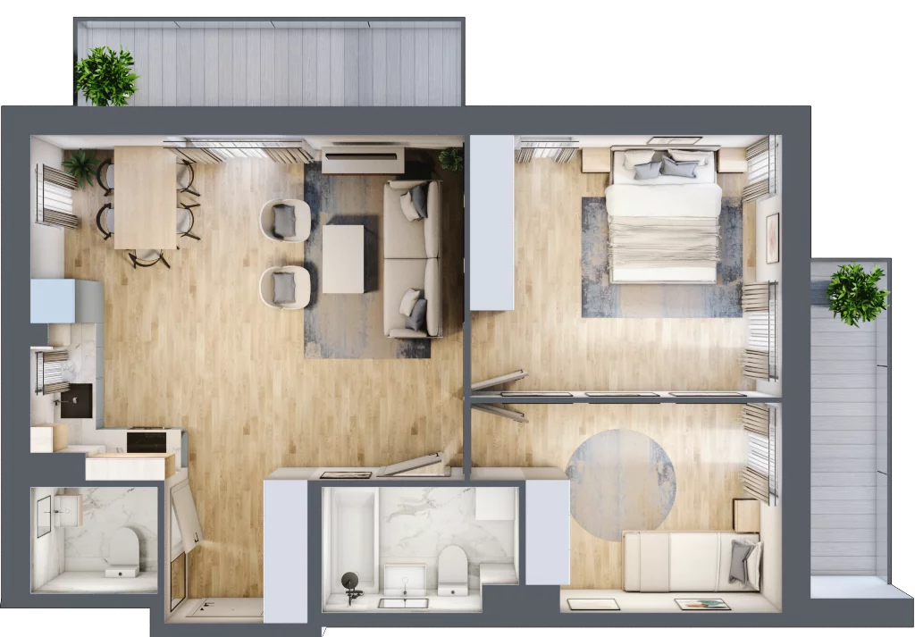 3 pokoje, mieszkanie 63,61 m², piętro 1, oferta nr mieszkanie 26, Mikusińskiego 25, Katowice, Wełnowiec-Józefowiec, Wełnowiec, ul. Jana Mikusińskiego 25