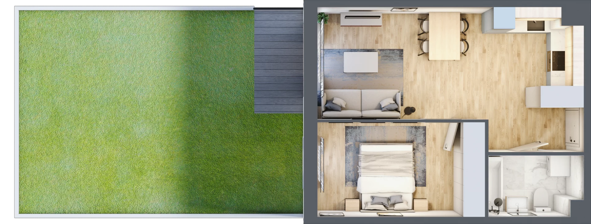 2 pokoje, mieszkanie 41,12 m², parter, oferta nr mieszkanie 4, Mikusińskiego 25, Katowice, Wełnowiec-Józefowiec, Wełnowiec, ul. Jana Mikusińskiego 25