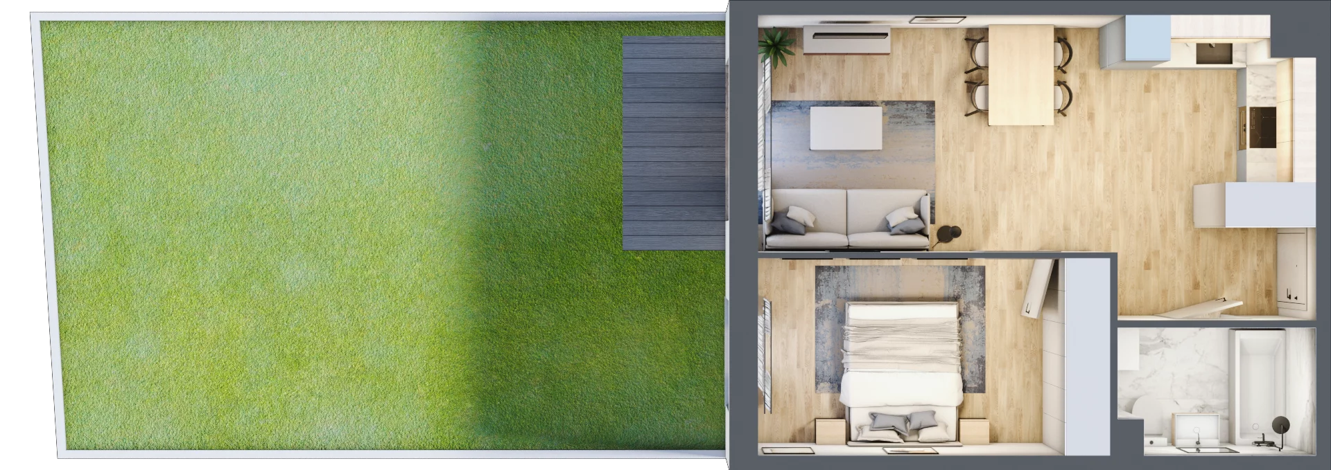 2 pokoje, mieszkanie 41,14 m², parter, oferta nr mieszkanie 6, Mikusińskiego 25, Katowice, Wełnowiec-Józefowiec, Wełnowiec, ul. Jana Mikusińskiego 25