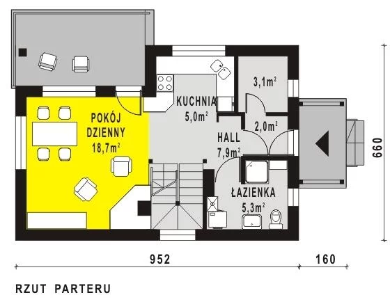 Dom 91,20 m², oferta nr , 24704, Rymań