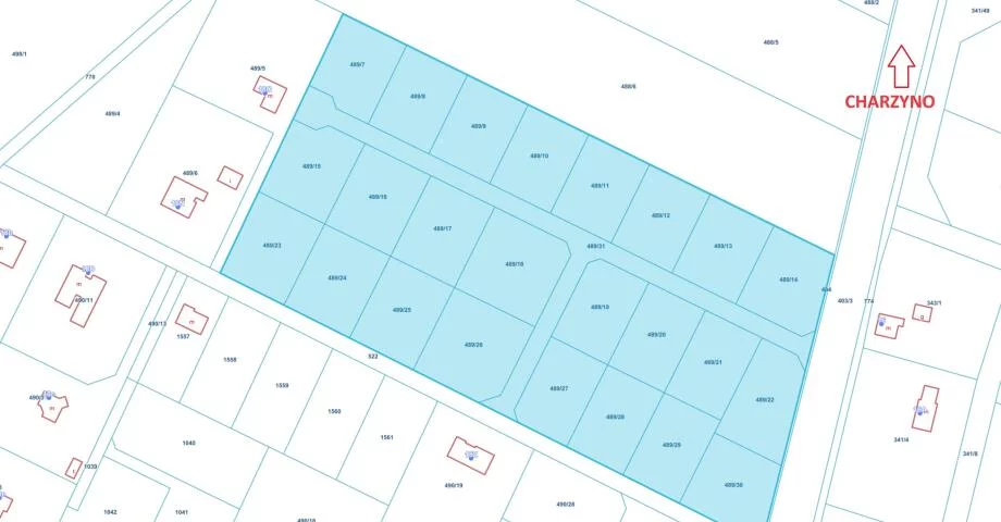 Działka 1 126,00 m², oferta nr , 24341, Charzyno