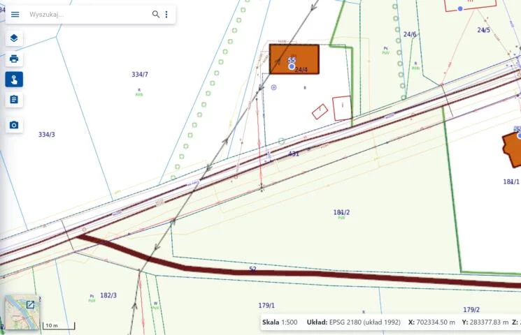 Działka 2 692,00 m², oferta nr , 24510, Czernin, Czernin