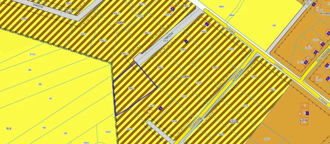 Działka 5 172,00 m², oferta nr , 4680, Zieleniewo, Liliowa