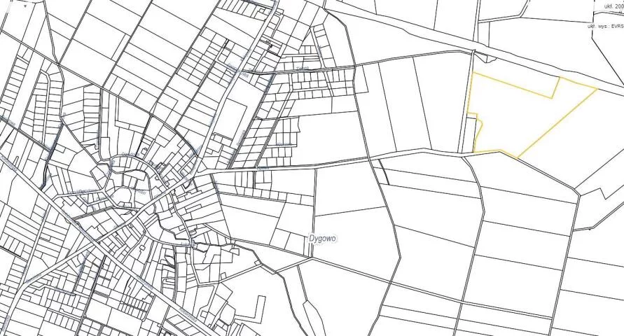 Działka 102 772,00 m², oferta nr , 23619, Dygowo, Lipowa