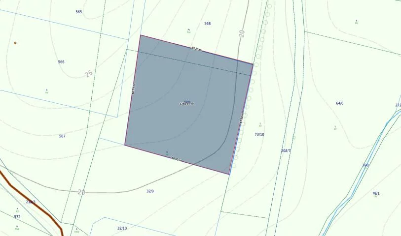 Działka 3 735,00 m², oferta nr , 24682, Niekanin, Niekanin