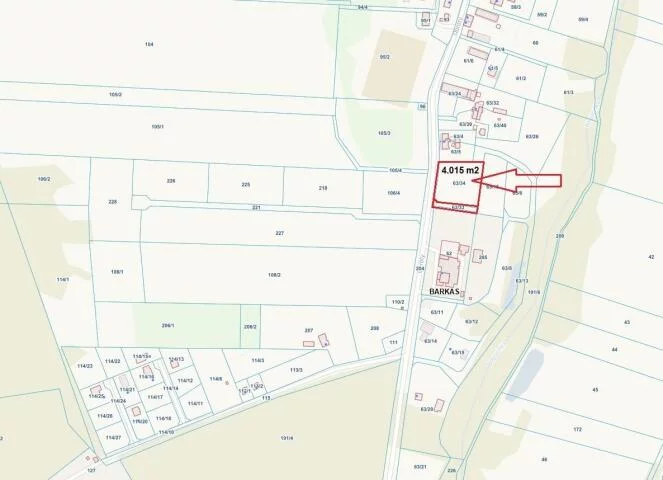 Działka 4 015,00 m², oferta nr , 23981, Obroty