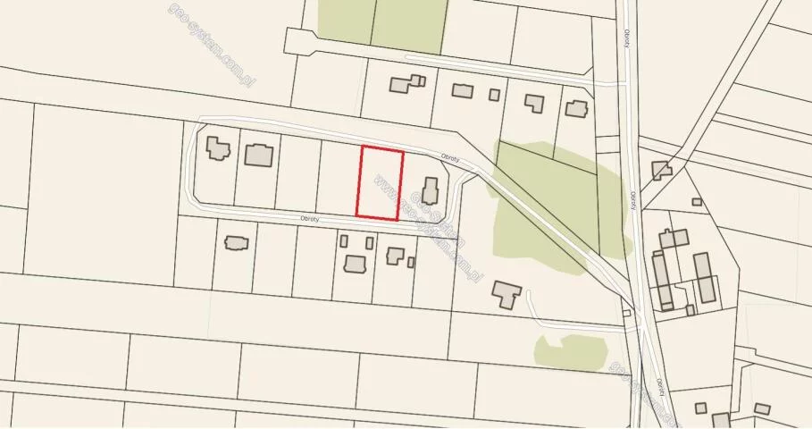 Działka 1 432,00 m², oferta nr , 22064, Obroty, Obroty