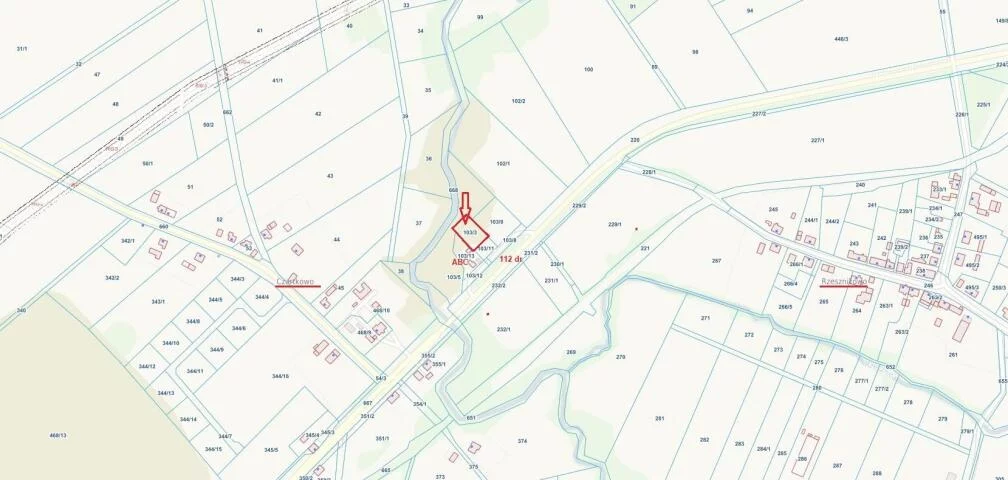 Działka 997,00 m², oferta nr , 23975, Rzesznikowo