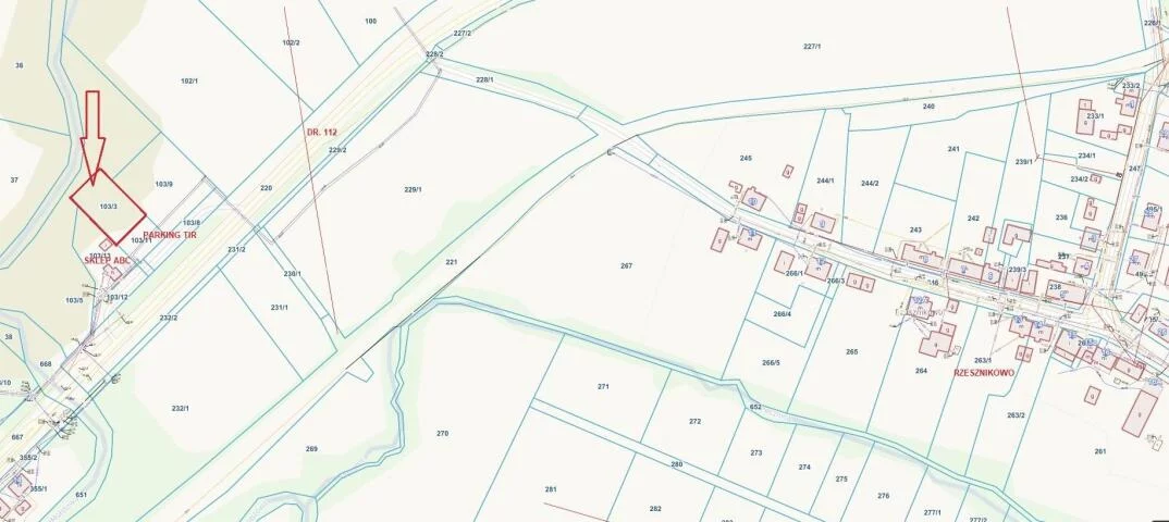 Działka 997,00 m², oferta nr , 23975, Rzesznikowo
