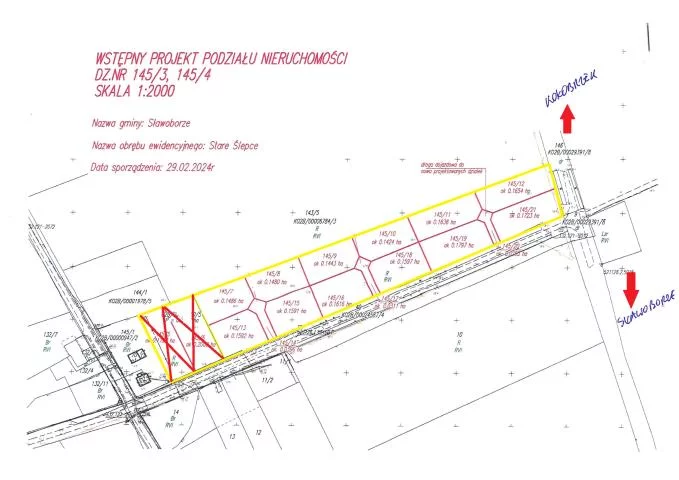 Działka na sprzedaż, 1 485,00 m², oferta nr 24527