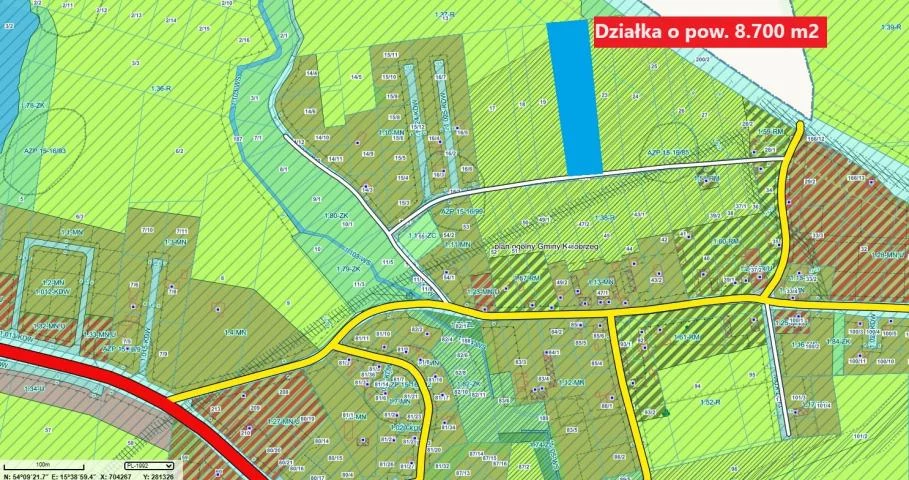 Działka 8 700,00 m², oferta nr , 23497, Stramnica-idx