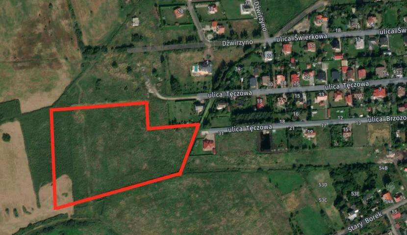 Działka 31 720,00 m², Dźwirzyno, Tęczowa, Sprzedaż