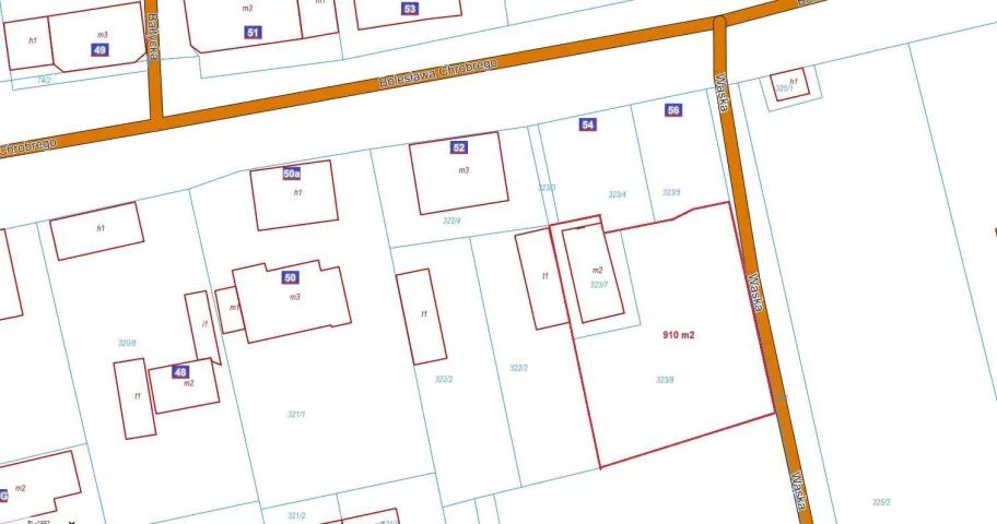 Działka 910,00 m², oferta nr , 21632, Ustronie Morskie